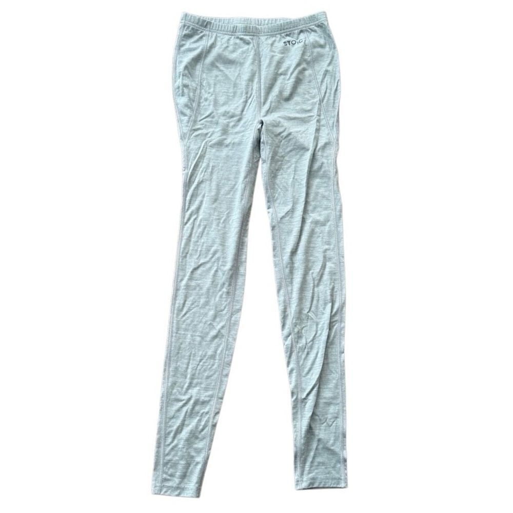 Stoic Leggings Thermal Wool Blend Tights Grey Small